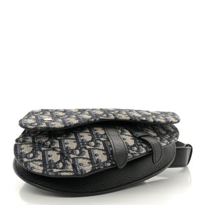 Christian Dior HOMME Oblique Saddle Belt Bag Blue 4 of 9