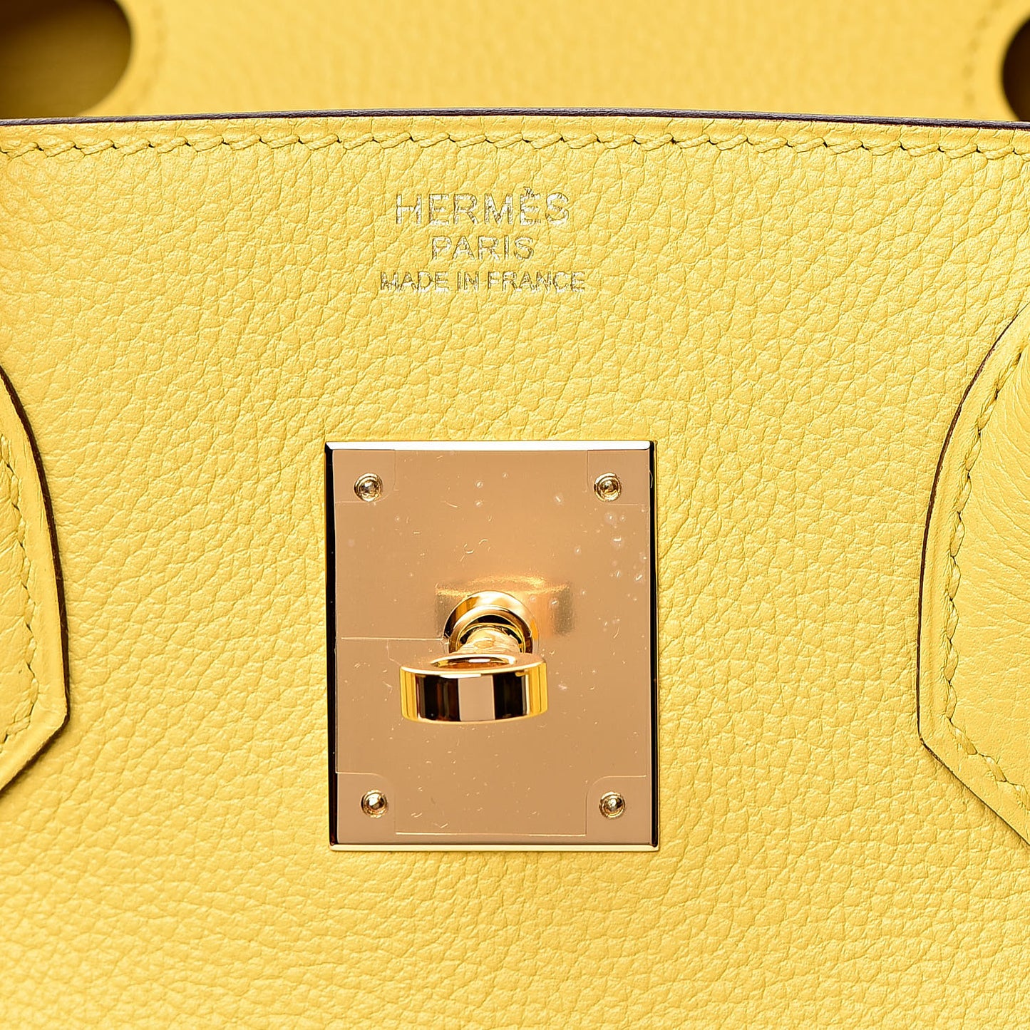 Taurillon Novillo Birkin 30 Jaune De Naples