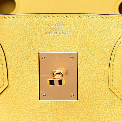 Hermes Taurillon Novillo Birkin 30 Jaune De Naples 6 of 36