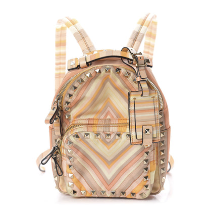 Valentino Garavani Nylon Native Couture 1975 Mini Rockstud Backpack 1 of 13