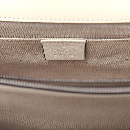Gucci Calfskin Bamboo Web Medium Dionysus Top Handle Bag White Blue Hibiscus Red 7 of 12