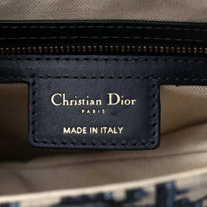 Christian Dior Oblique Saddle Bag Blue 6 of 10