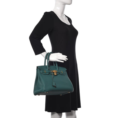 Hermes Togo Birkin 30 Malachite 2 of 13
