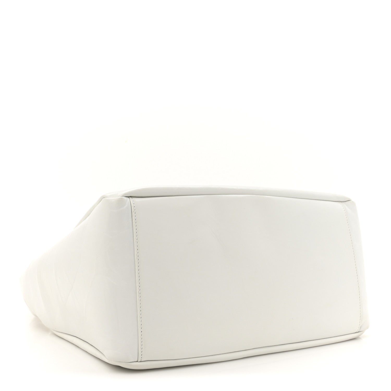 Balenciaga Calfskin Monaco Sling Shoulder Bag White 8 of 37
