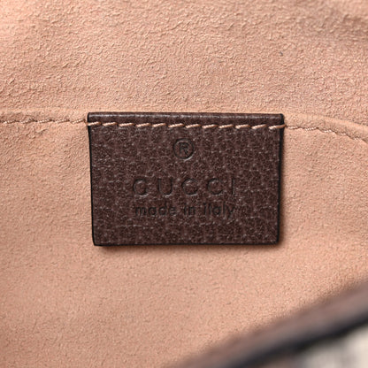 Gucci GG Supreme Monogram Web Small Ophidia Boston Bag Beige New Acero 6 of 12