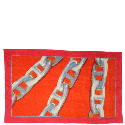 Hermes Terry Cotton Chaine D'Ancre Printed Beach Towel 2 of 6