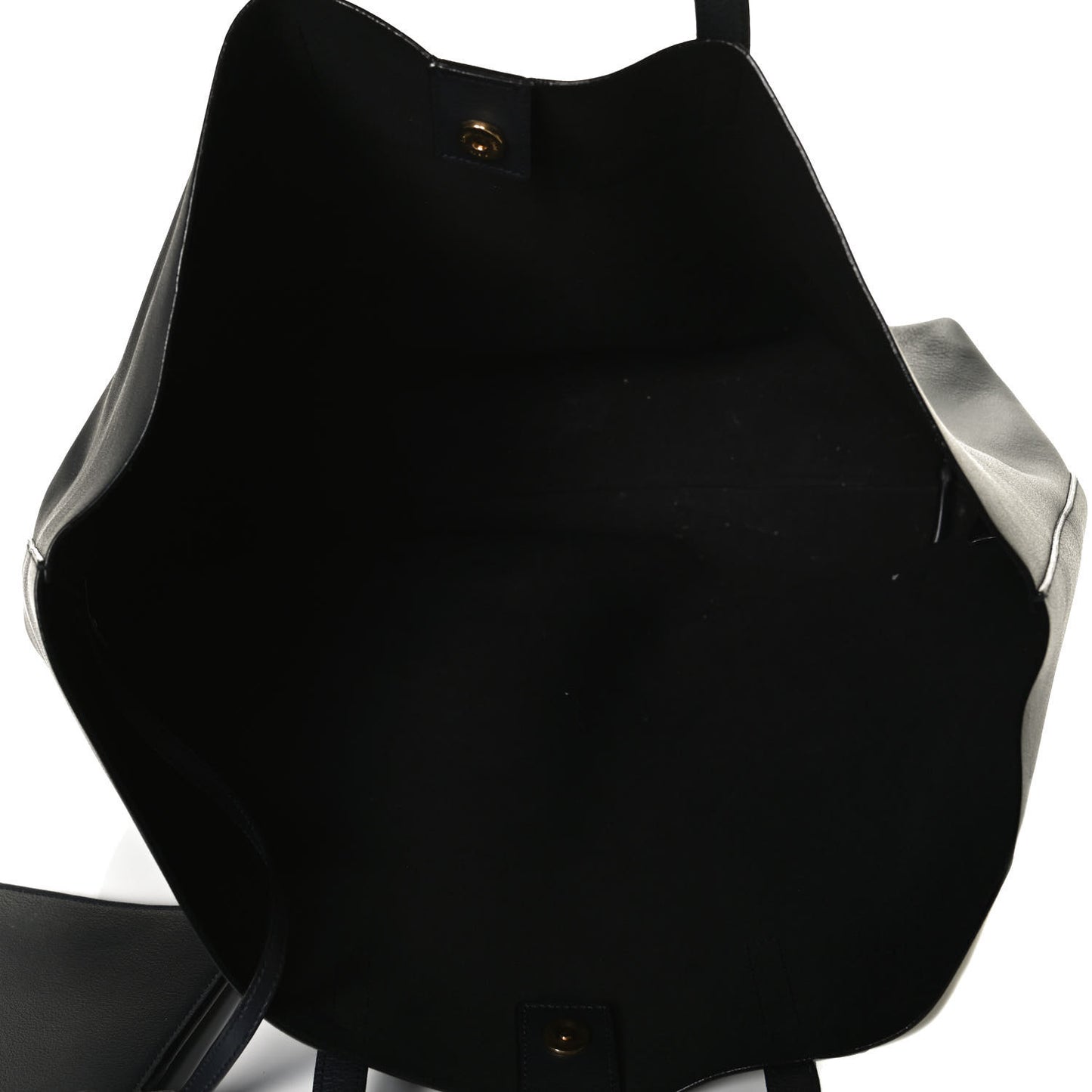 Calfskin Large Shopping Tote Navy