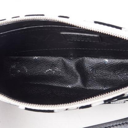 Louis Vuitton X UF Tufted Monogram Pochette Accessories White Black 6 of 7