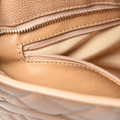 Chanel Caviar Quilted Medallion Tote Beige 12 of 20