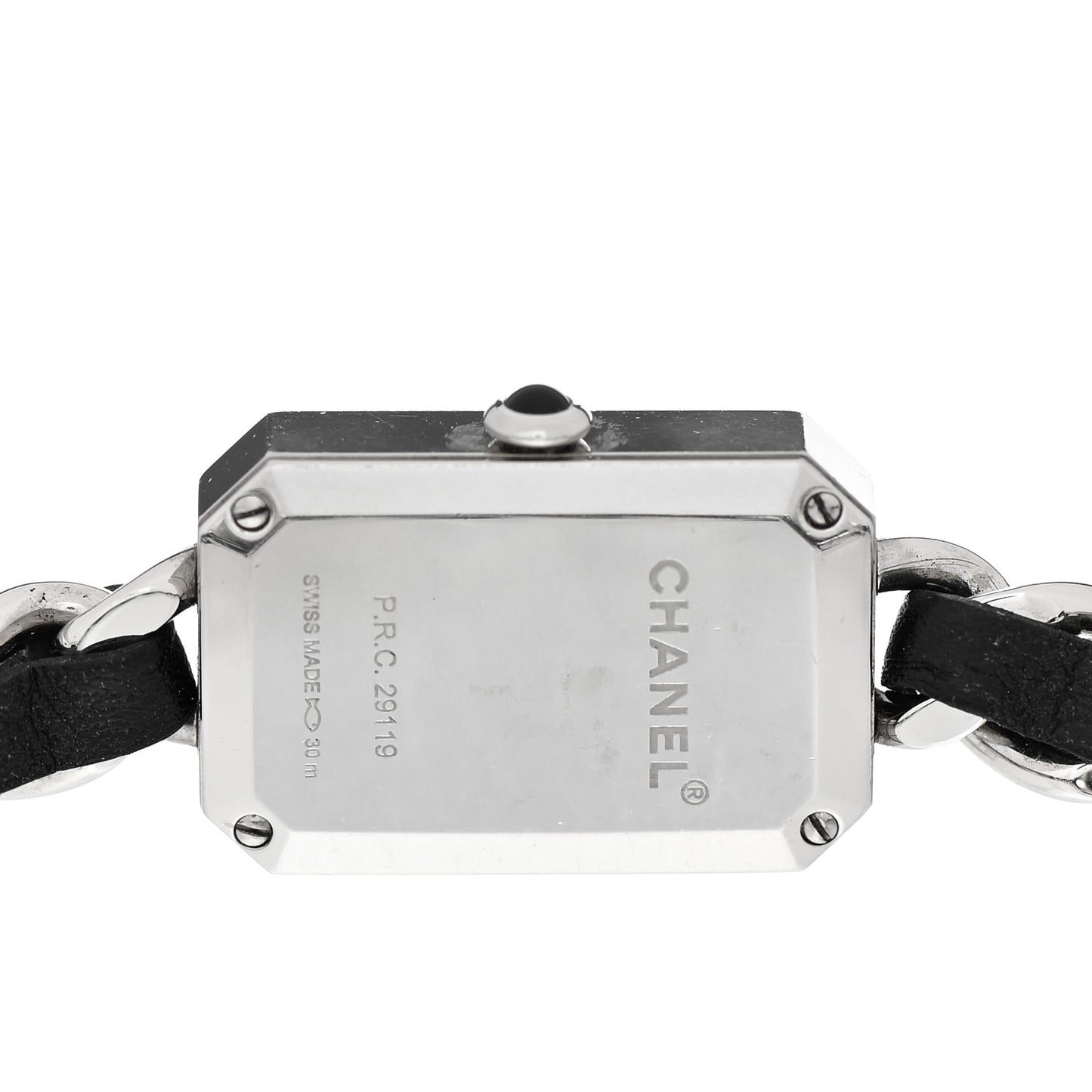 Stainless Steel Lambskin 16mm Premiere Rock Triple Row Quartz Watch Black