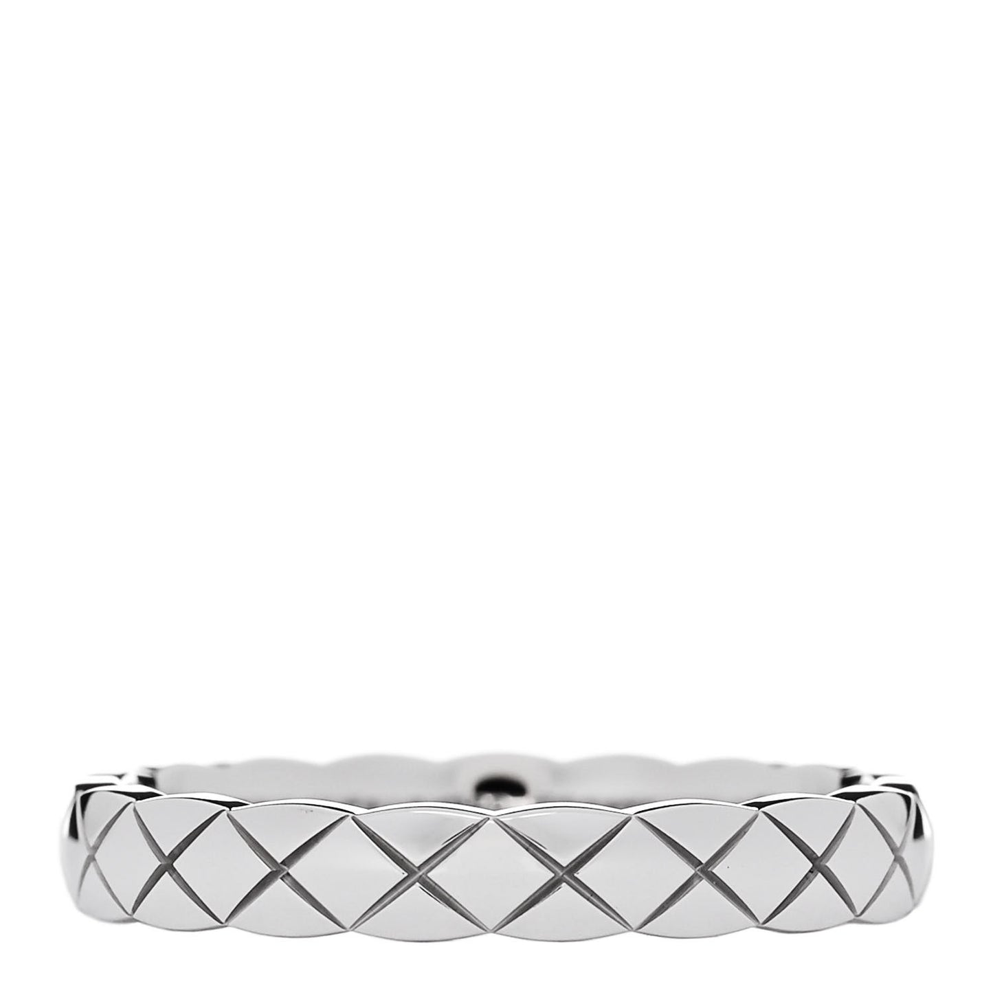 18K White Gold Mini Coco Crush Ring 55 7.25