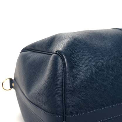 Louis Vuitton X NIGO Taurillon Monogram Denim Drip Keepall Bandouliere 50 Blue 9 of 10