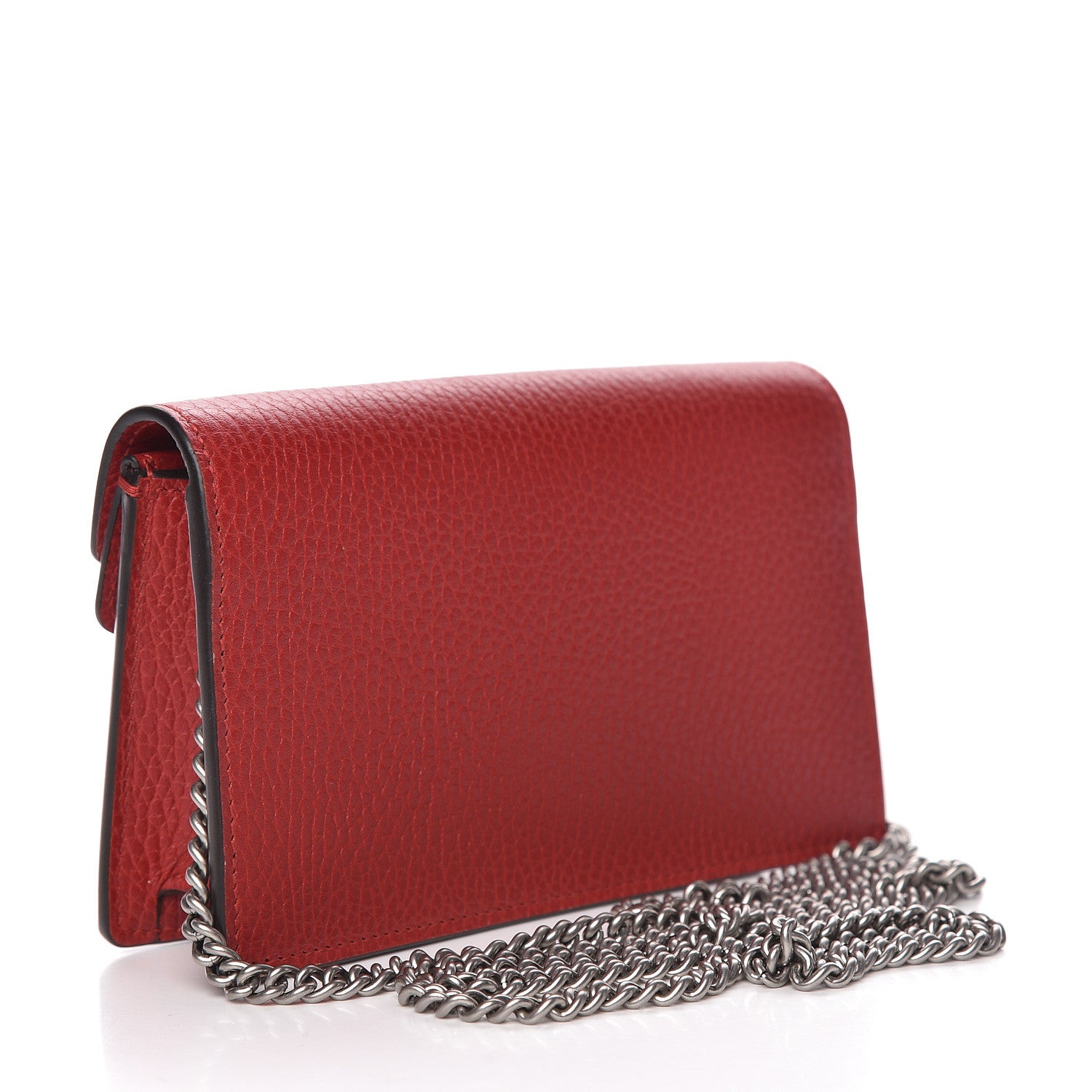 Gucci Calfskin Super Mini Dionysus Shoulder Bag Hibiscus Red 3 of 9