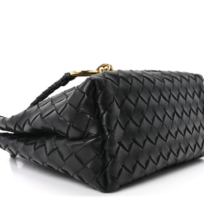 Bottega Veneta Nappa Intrecciato Small Andiamo Shoulder Bag Black 8 of 9