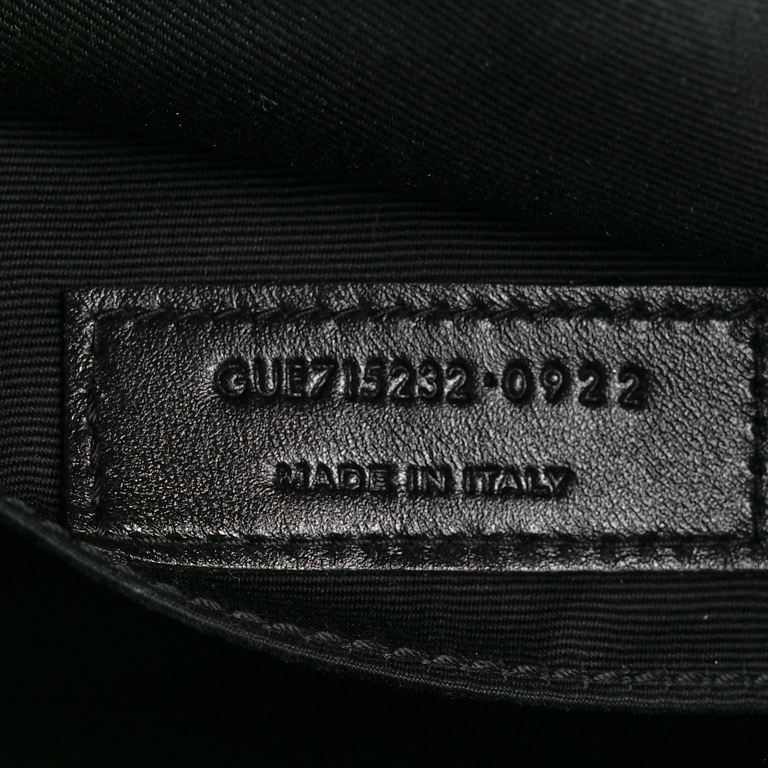 Saint Laurent Calfskin Matelasse Monogram Lou Camera Bag Black 7 of 11