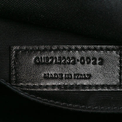 Saint Laurent Calfskin Matelasse Monogram Lou Camera Bag Black 7 of 11
