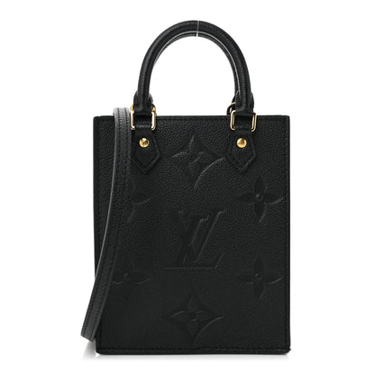 Louis Vuitton Empreinte Monogram Giant Petit Sac Plat Black 1 of 9