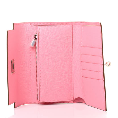 Hermes Epsom Medium Kelly Wallet Rose Confetti 4 of 4