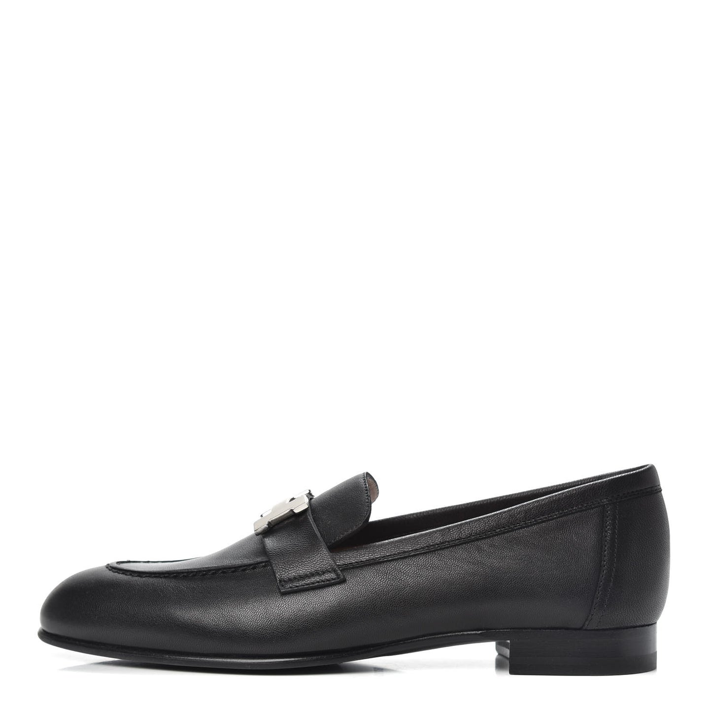 Goatskin Womens Paris Loafers Black 36.5 Black