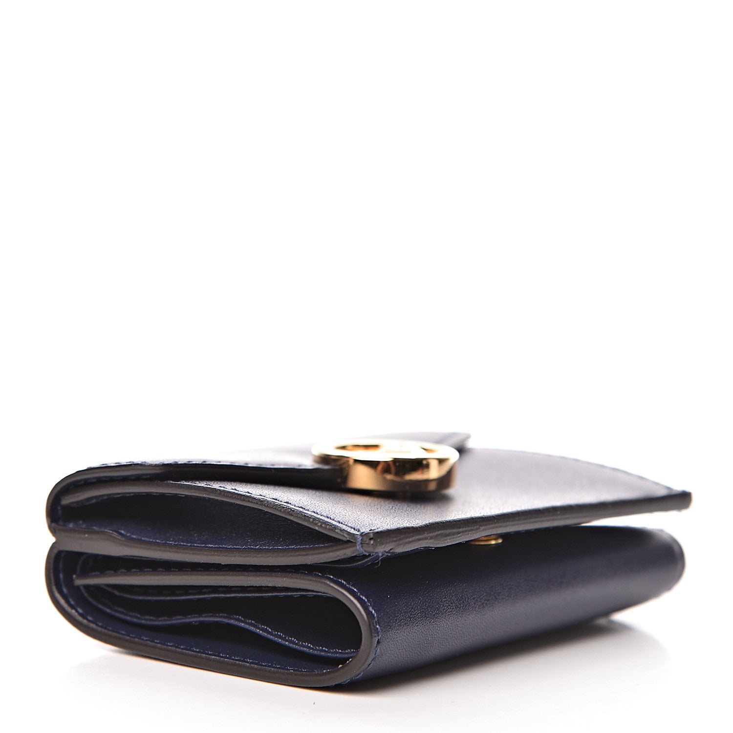 Fendi Vitello Liberty Lucido F is Fendi Micro Tri-Fold Envelope Wallet Blueberry 4 of 8