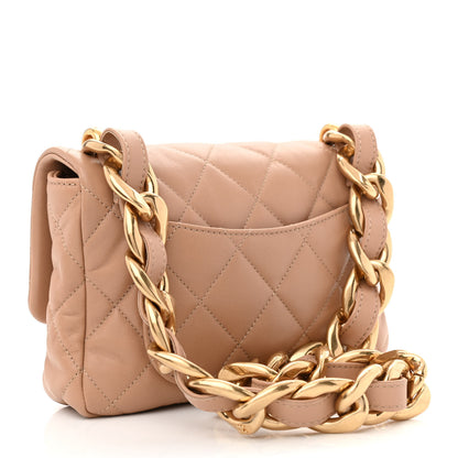 Chanel Lambskin Quilted Small CC Funky Town Flap Beige 3 of 10