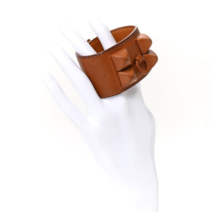 Hermes Box Collier de Chien CDC Shadow Bracelet S Cognac 2 of 8