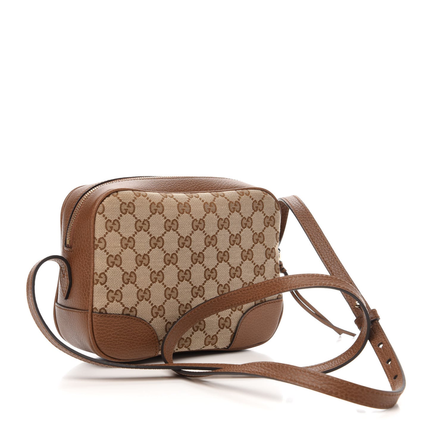 Monogram Mini Bree Messenger Bag Beige Tabacco