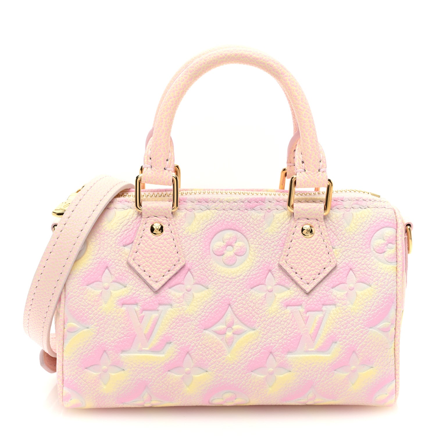Louis Vuitton Empreinte Monogram Summer Stardust Nano Speedy Pink 1 of 9