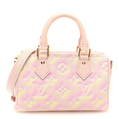Louis Vuitton Empreinte Monogram Summer Stardust Nano Speedy Pink 1 of 9