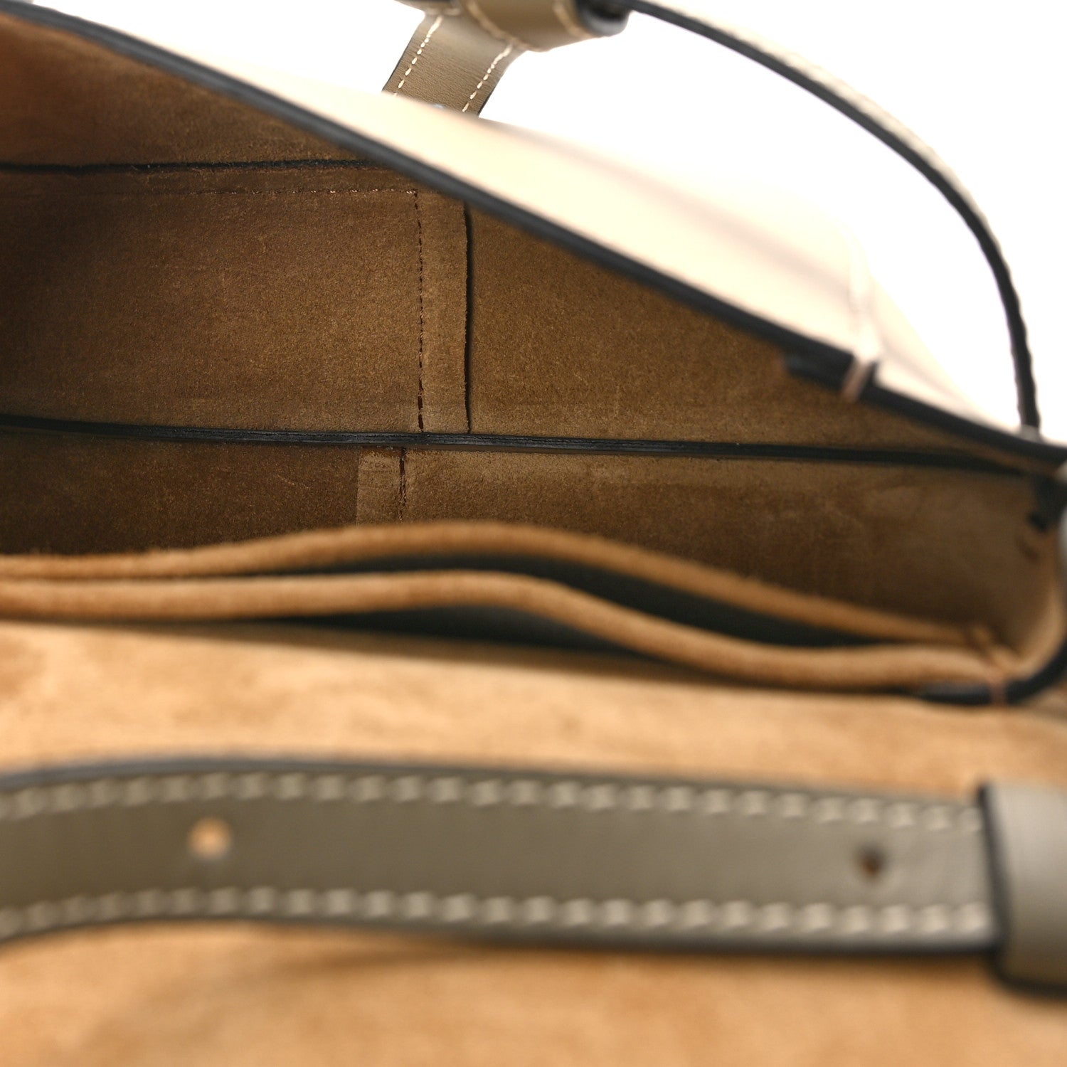 Loewe Calfskin Mini Gate Dual Bag Clay Green Dusty Beige 5 of 7