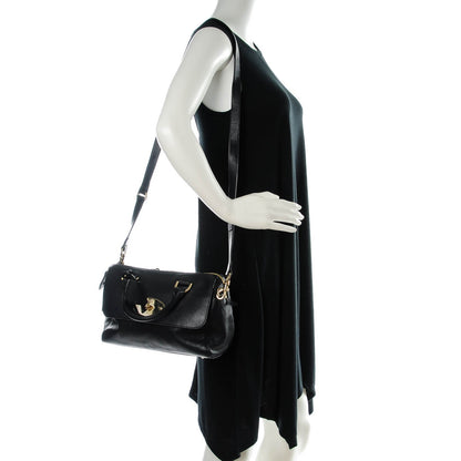 Mulberry Glossy Goatskin Small Del Rey Satchel Black 2 of 7