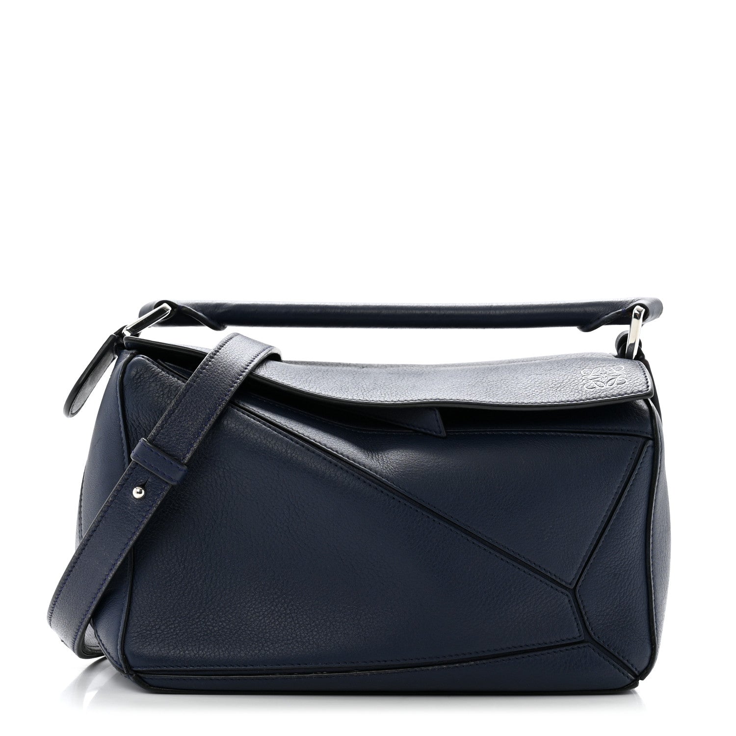 Loewe Calfskin Small Puzzle Bag Marine 1 of 16