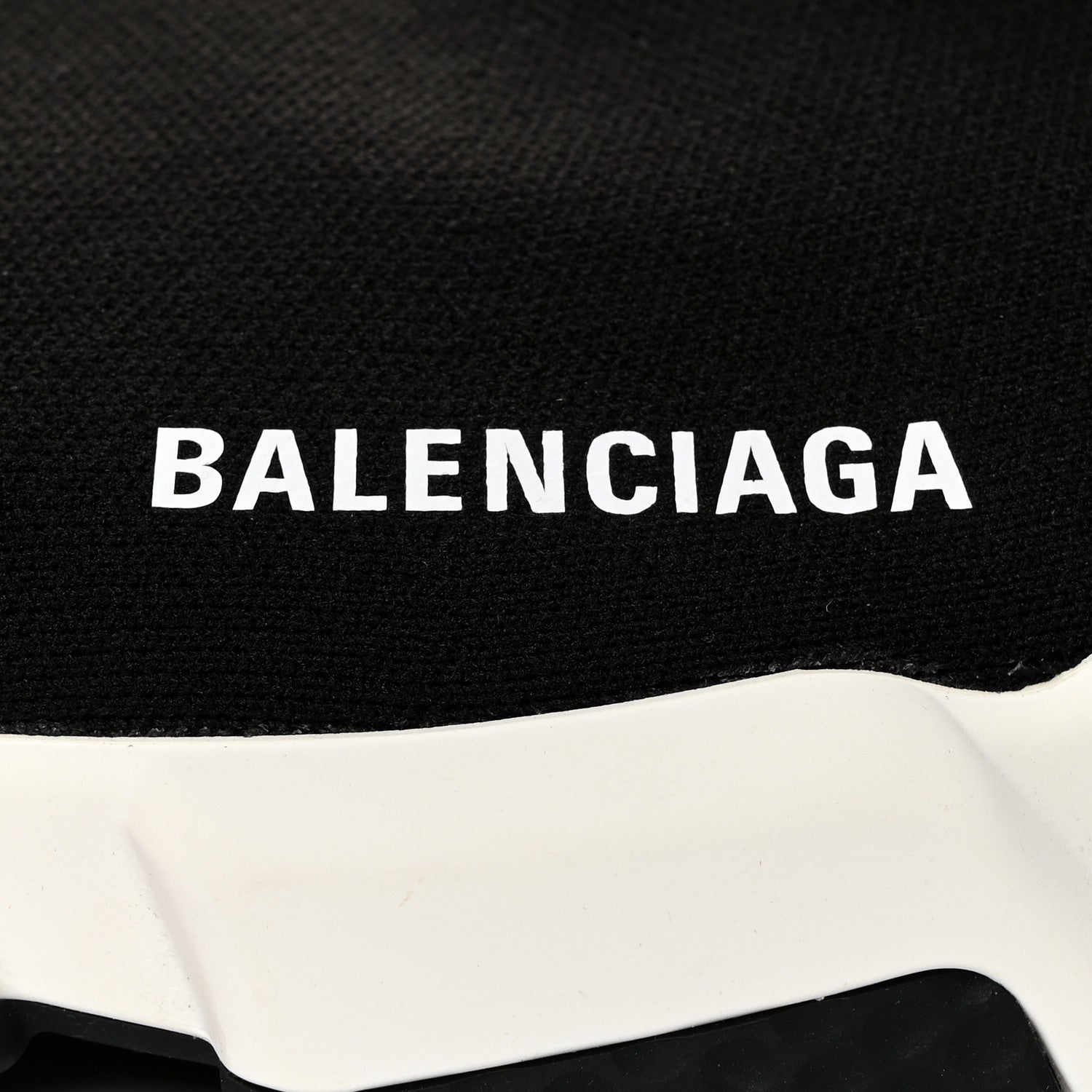 Balenciaga Neoprene Knit Mens Speed Sneakers 44 Black White 9 of 10