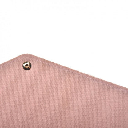 Louis Vuitton Damier Azur Pochette Felicie Chain Wallet Rose Ballerine 12 of 13