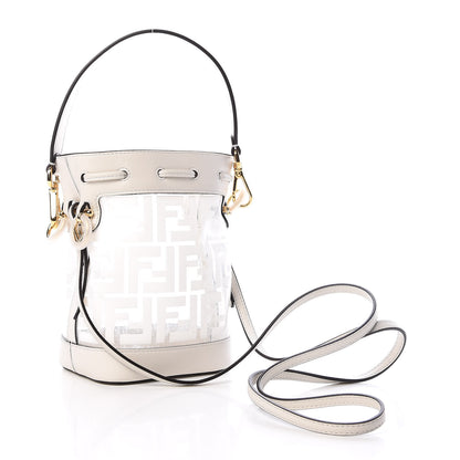 Fendi TPU FF Vitello Grace F is Fendi Mini Mon Tresor Bucket Bag White 3 of 12