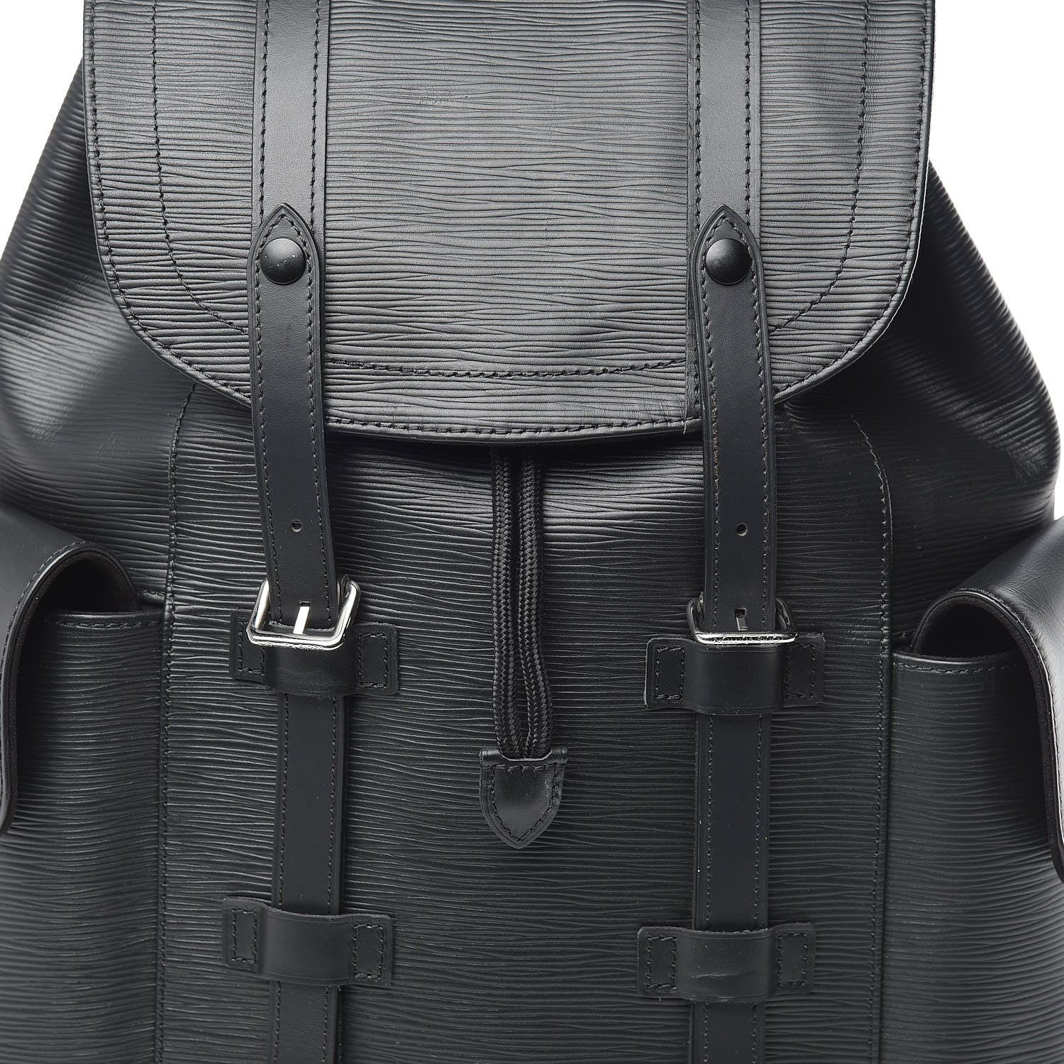 Louis Vuitton Epi Christopher Backpack PM Black 8 of 19