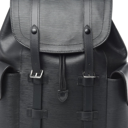 Louis Vuitton Epi Christopher Backpack PM Black 8 of 19