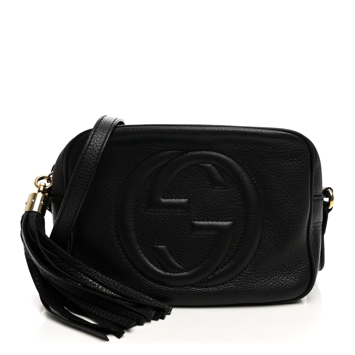 Gucci Pebbled Calfskin Small Soho Disco Bag Black 1 of 11