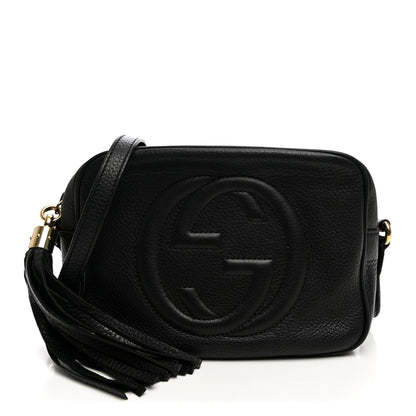 Gucci Pebbled Calfskin Small Soho Disco Bag Black 1 of 11