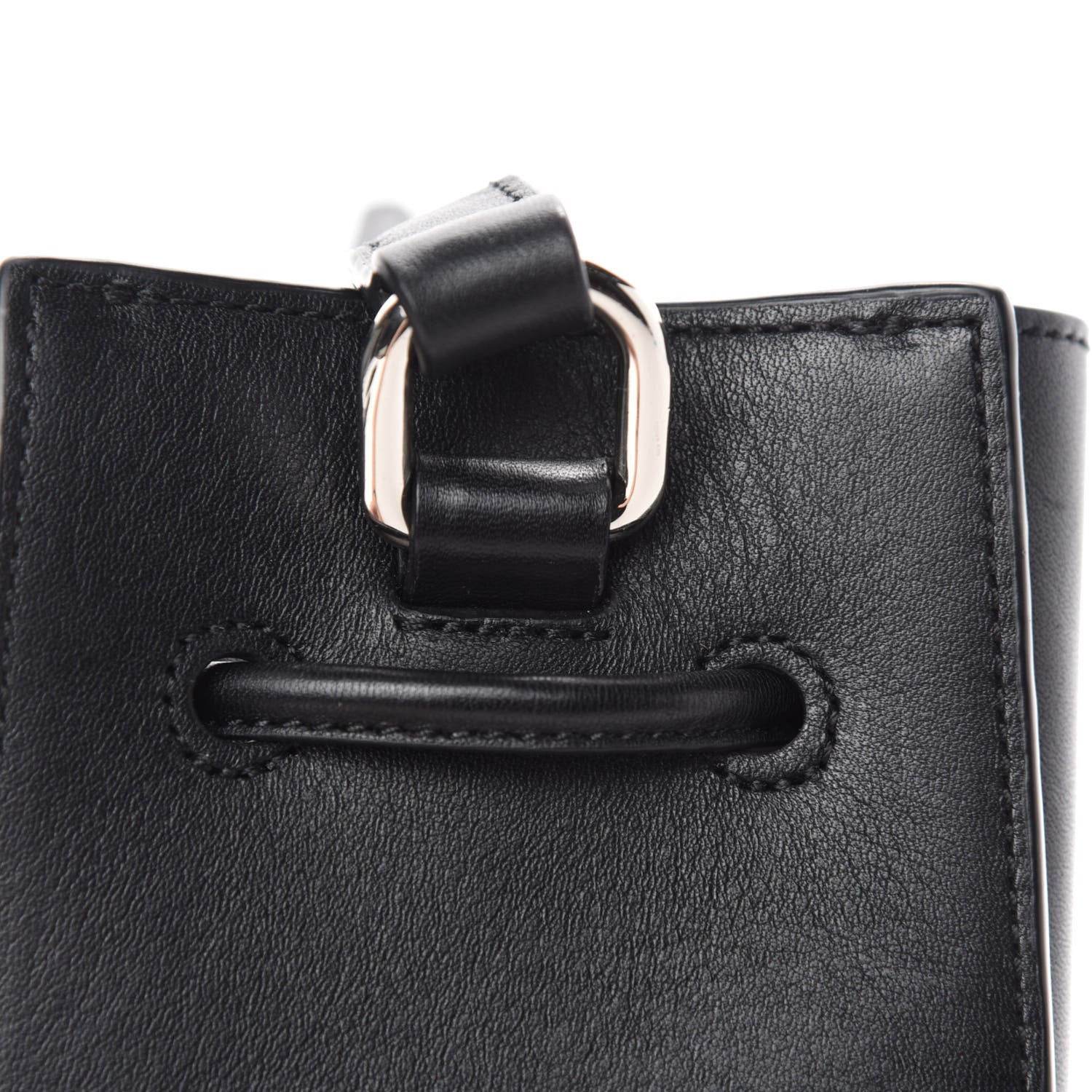3.1 Phillip Lim Smooth Calfskin Mini Soleil Bucket Bag Black 9 of 12