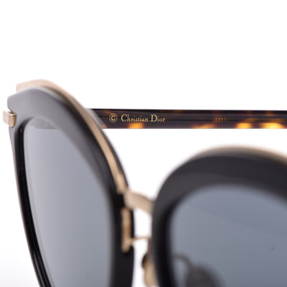 Christian Dior Oversized Offset 2 Sunglasses Black 8 of 9