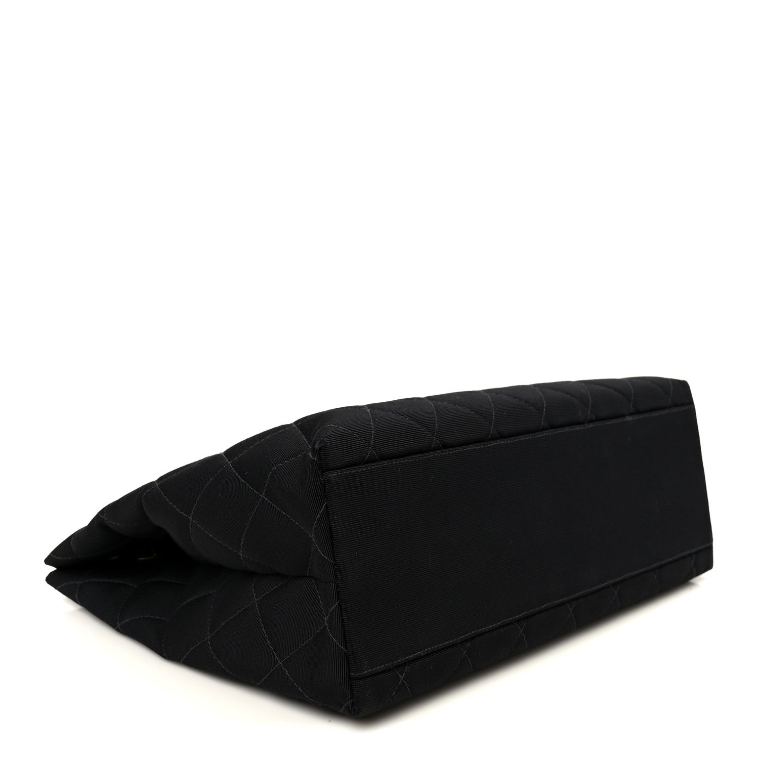 Chanel Grosgrain Quilted Shopper Tote Black 3 of 10