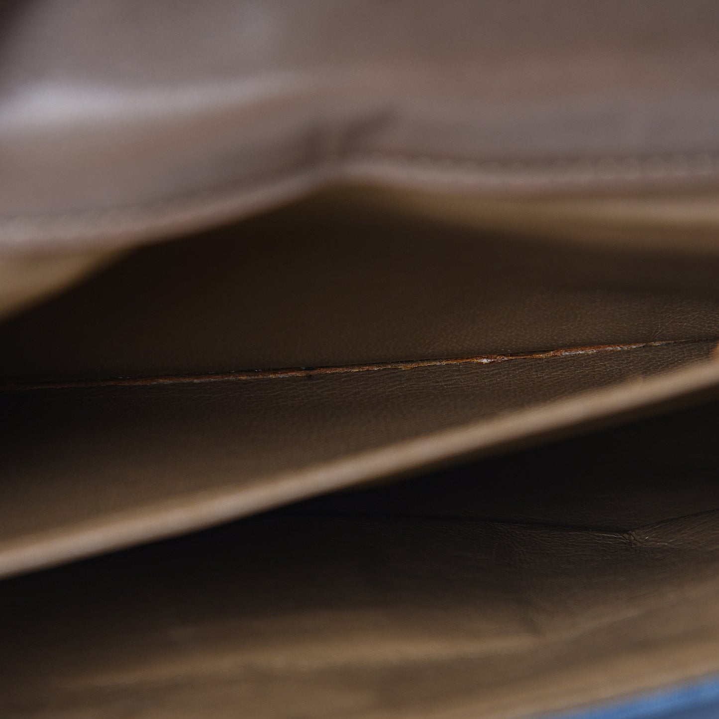 Denim Chocolate Bar Flap Blue