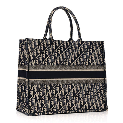 Christian Dior Oblique Book Tote Blue Multicolor 3 of 14