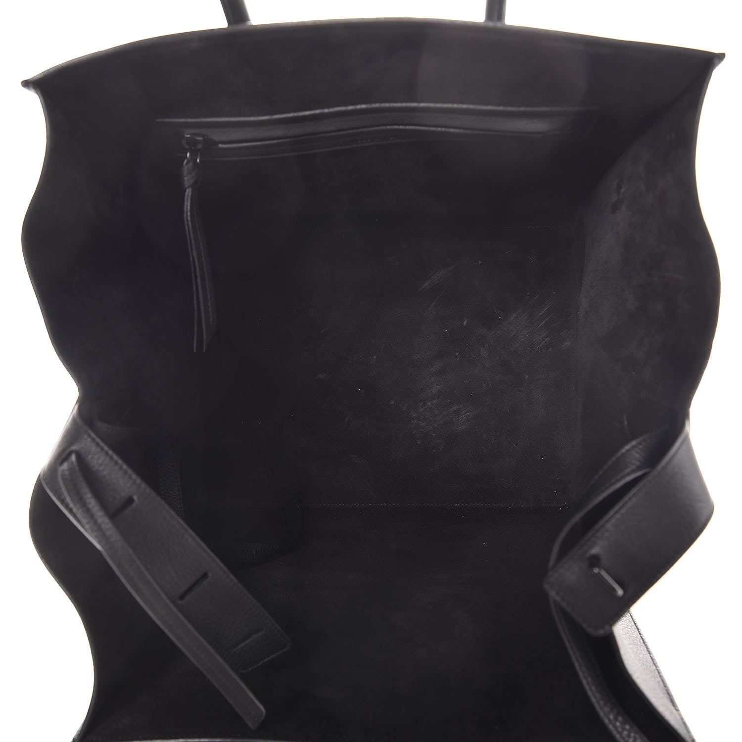 Celine Grained Calfskin Medium Phantom Luggage Black 5 of 10