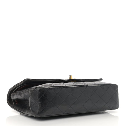 Chanel Lambskin Quilted Medium Double Flap Black 5 of 16