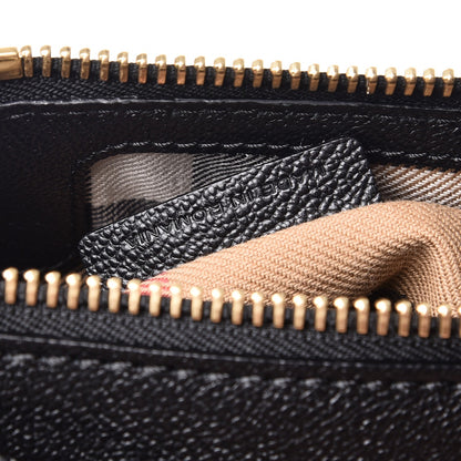Burberry Soft Grain Calfskin House Check Small Helmsley Crossbody Black 6 of 7