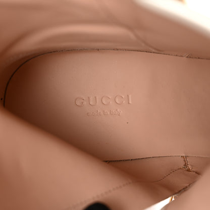 Gucci Kensington Calfskin Nappa GG Supreme Monogram Womens Double Buckle Ankle Boots 41.5 Mystic White Beige 8 of 17