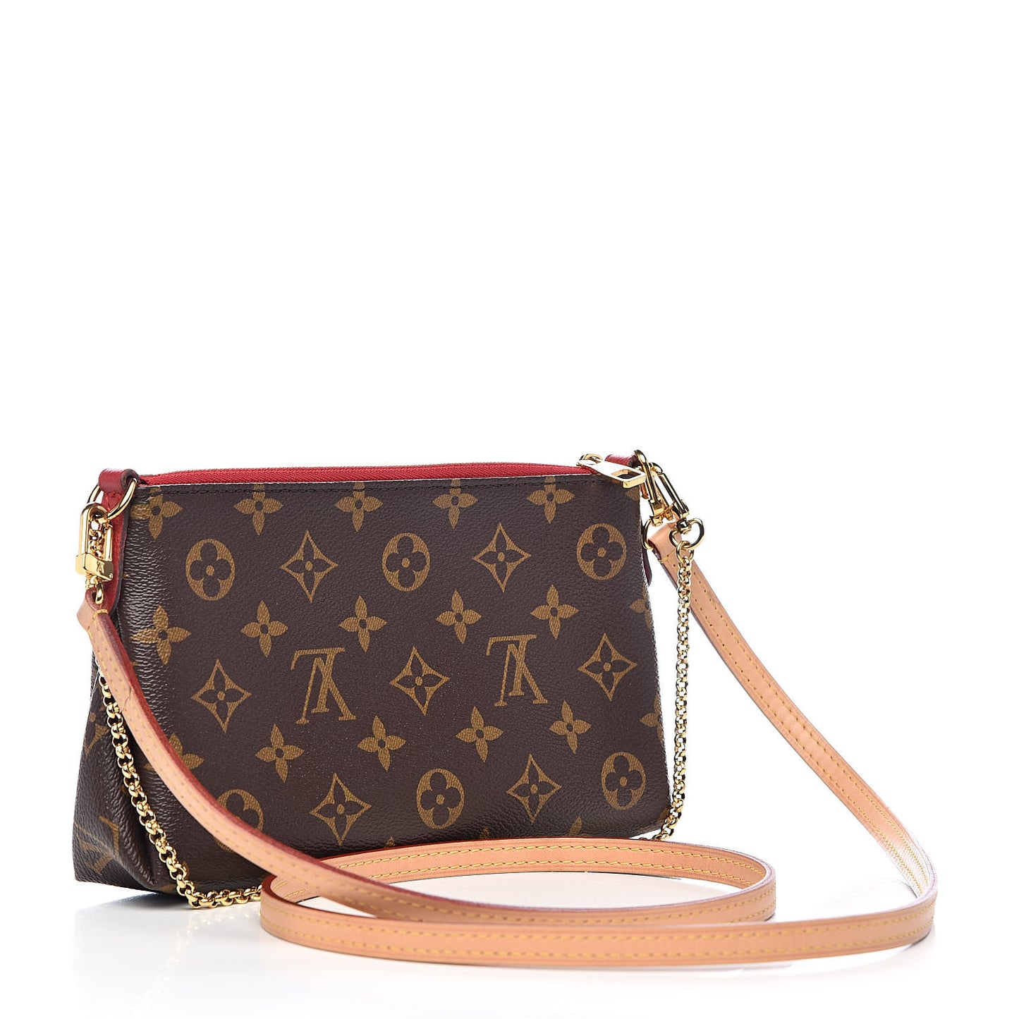 Monogram Pallas Clutch Cherry