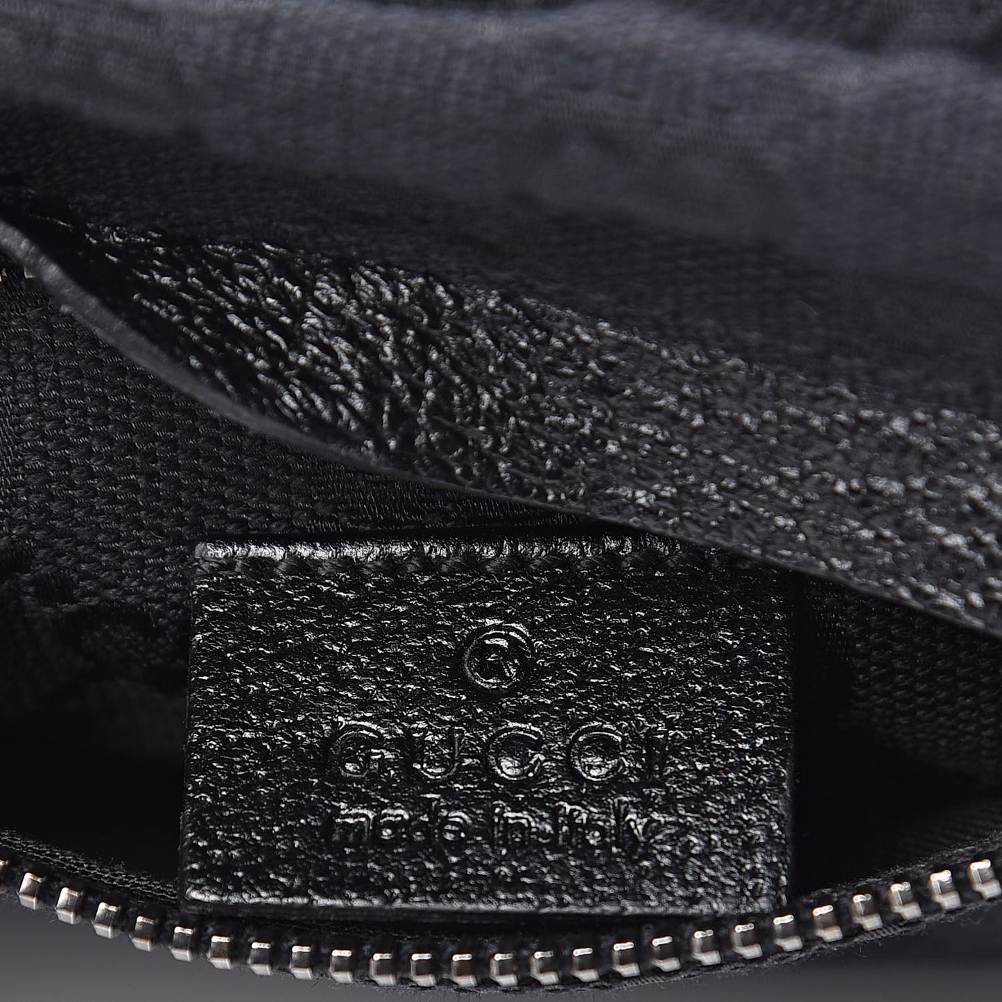GG Monogram Double Pocket Belt Bag Black